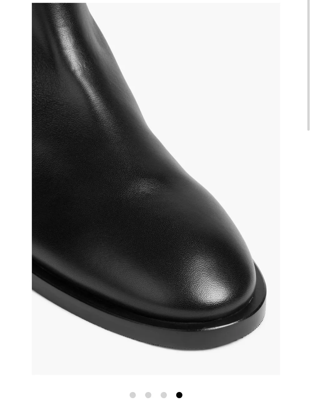 Stuart Weitzman Keelan Leather Boots - Black
